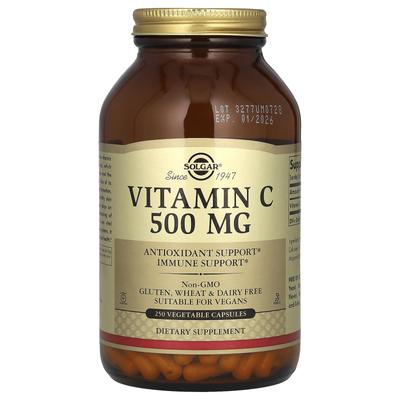 Vitamin C, 500mg, 250 Vegetable Capsules