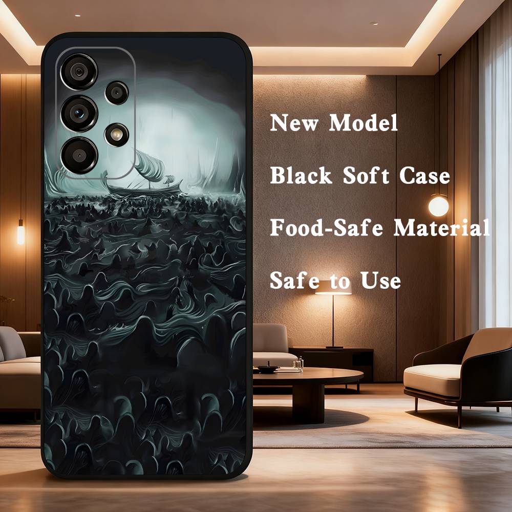 

E-Epic The Musical For Samsung Galaxy A73,31,8,9,52,J7,22,Note,72,41,71,53,32,Soft Black Silicone Cover Case SamsungNote20