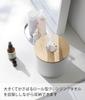 Yamazaki Jitsugyo Cleansing Towel Holder Natural W17 X D17 X RIN Roll Type Storage Case Easy Installation 1944 H13.5cm