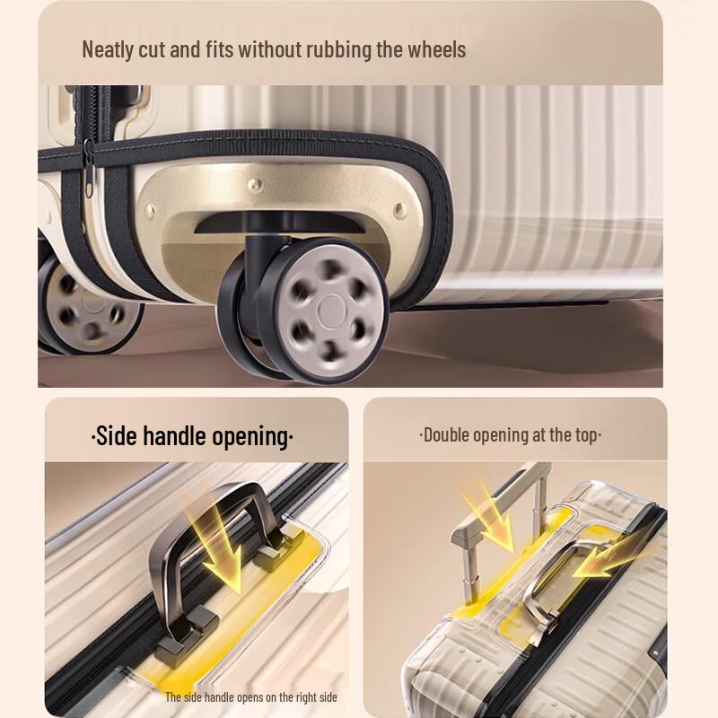 Banzheni Detachable Transparent Thickened PVC Luggage Cover