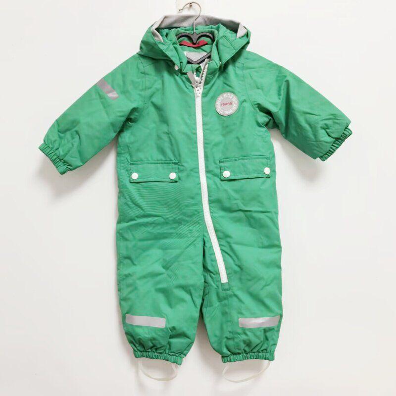 Exported Nordic-Style Padded Windproof and Snowproof Children's One-Piece Ski Suit for Winter, Warm and Thin Cotton for Temperatures Below -10 Degrees