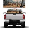 Rear Window Graphic Decal Forest Animals Deer Family for Truck Suv Jeep 135x36cm