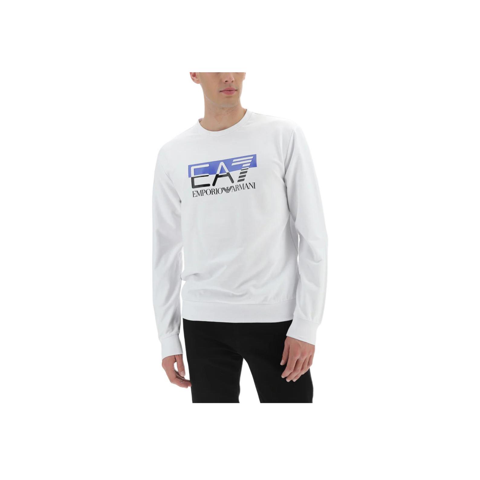 

Emporio Armani Solid Color Round Neck Letter Long Sleeve T-Shirt Men tops 6RPM60-PJ05Z-1100 S