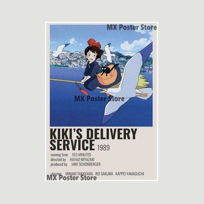 Demon Slayer White Paper Poster Classic Japan Anime Series Art Cartoon Painting Sticker for Home Bar Art Wall Decorative Mural