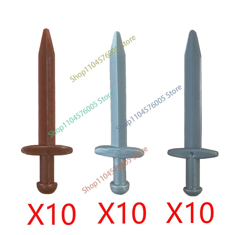 MOC Castello Medievale Cavaliere Armatura Figura Parti Blocchi da Costruzione Tempio Aquila Nera Cavaliere Guerriero Armi Accessorio Mattoncini Giocattolo T01