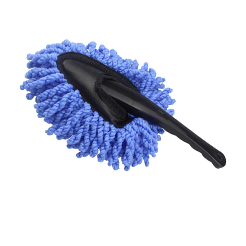 Car Wax Brush Microfiber Scratch Free Dashboard Cleaning Detail Brush Mop Wax Dash Duster for Home