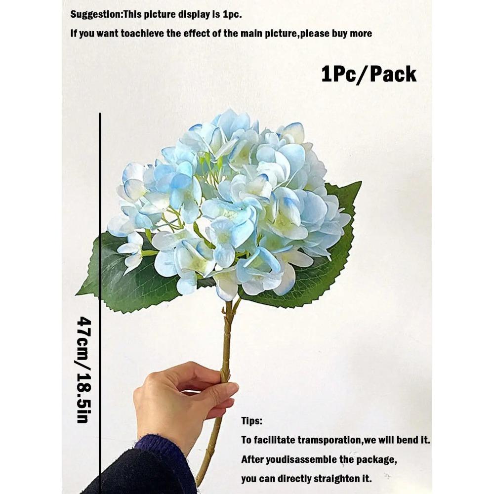 

Шелковый Искусственный Букет Гортензий Реалистичный На ощупь Искусственные Растения Свадебный Домашний Декор Все Комнаты Офис Вечеринка Садовое Украшение Сделай Сам