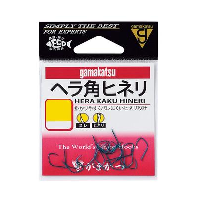 Gamakatsu Fishing Hooks, Twisted, Blue, Size 3, 18 Hooks