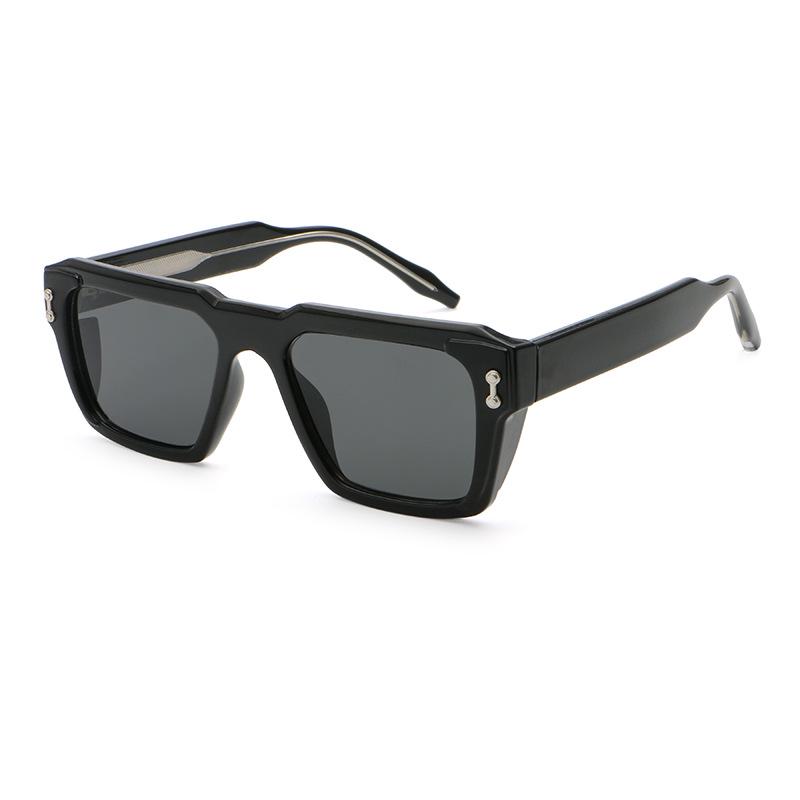 High-End Retro UV Protection Sunglasses - Unisex European American Fashion with Propionic Acid Insert Temple