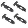 4pcs THandle Draw Latch with Screw Kit M5 Thread for Motorhome Trailer Molded Cooler