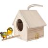 Bird House Wooden Bird Box for Wild Bird Viewing Small Birds Outside Outdoor