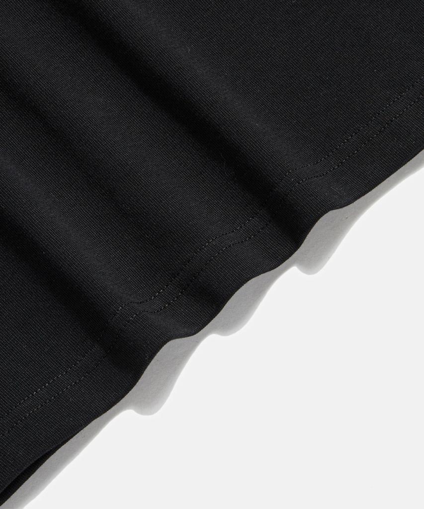 Beulonseun Vintage Short Sleeve Henley Tee Black