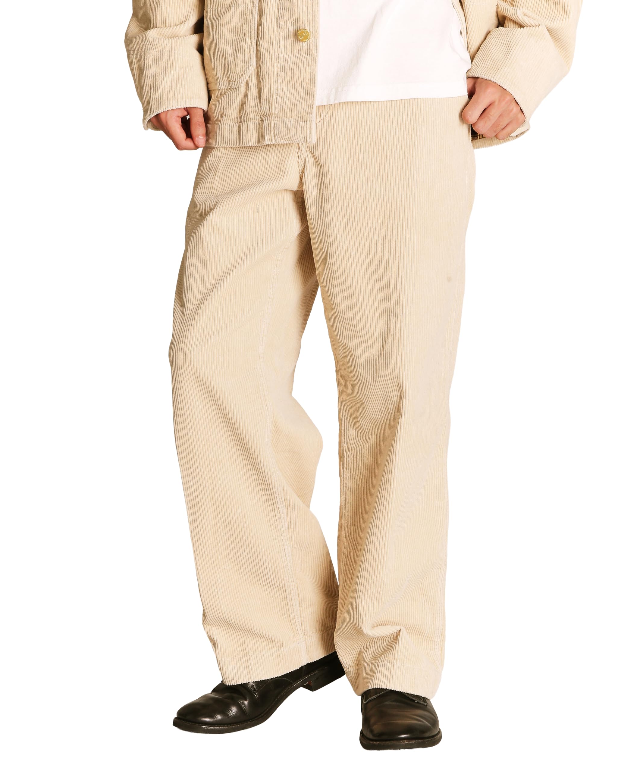 

Schott COUDUROY TROUSERS Men s Corduroy Trousers, Size 34, 040, Beige, 782-5210014