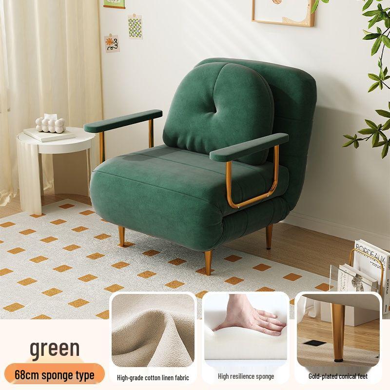 Cream Multi-Functional Folding Sofa Bed for Small Spaces