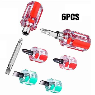Utensile Cacciavite Intercambiabile Mini Set Manico Corto 2-in-1
