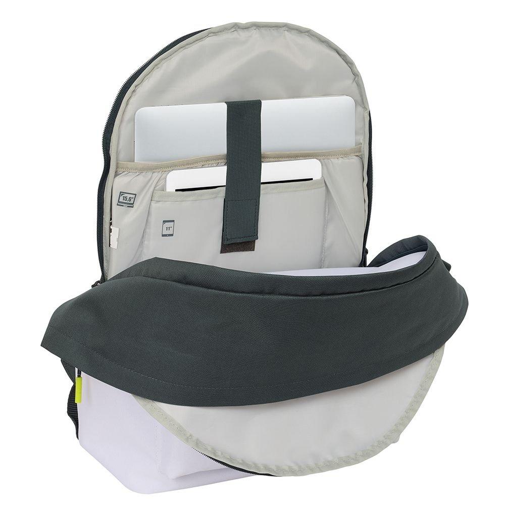 Real Madrid Sportrucksack mit USB und Laptopfach Doppelrucksack 612554820 mehrfarbig