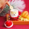 10 Set Resin Santa Claus Coffee Cup Pretend Play Cute Miniature Christmas Water Cup Crafts DIY Santa Claus Miniature Ornament