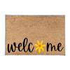 Hello Door Mat Absorbent Welcome Door Mat Non Slip Front Door Mat Decorative Low Profile Doormat for Bathroom Entryway