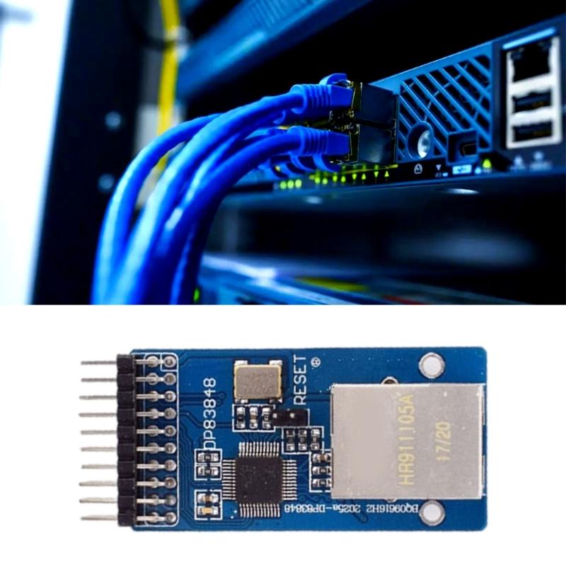 Small Low Power Consumption Ethernet Module for Systems and Industrial Applications
