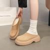 Baotou Half Slippers Platform Women's Summer Wear 2025 New Muller Shoes Internet Celebrity Heel-less Bread Lazy Muffin Shoes