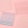 165pcs Self Adhesive Hair Pearls Stickers Nail DIY Face Pearls Stickers  for Hair Face Makeup