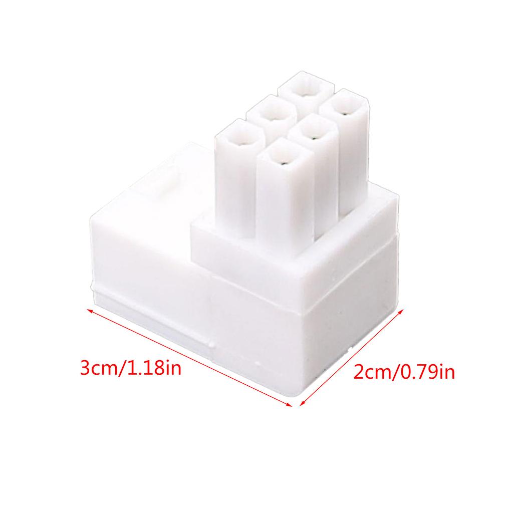 GPU VGA PCIe 6Pin auf 90-Grad-Winkelanschlüsse Netzteilplatine für Desktop-Grafikkarten-GPU-Adapter