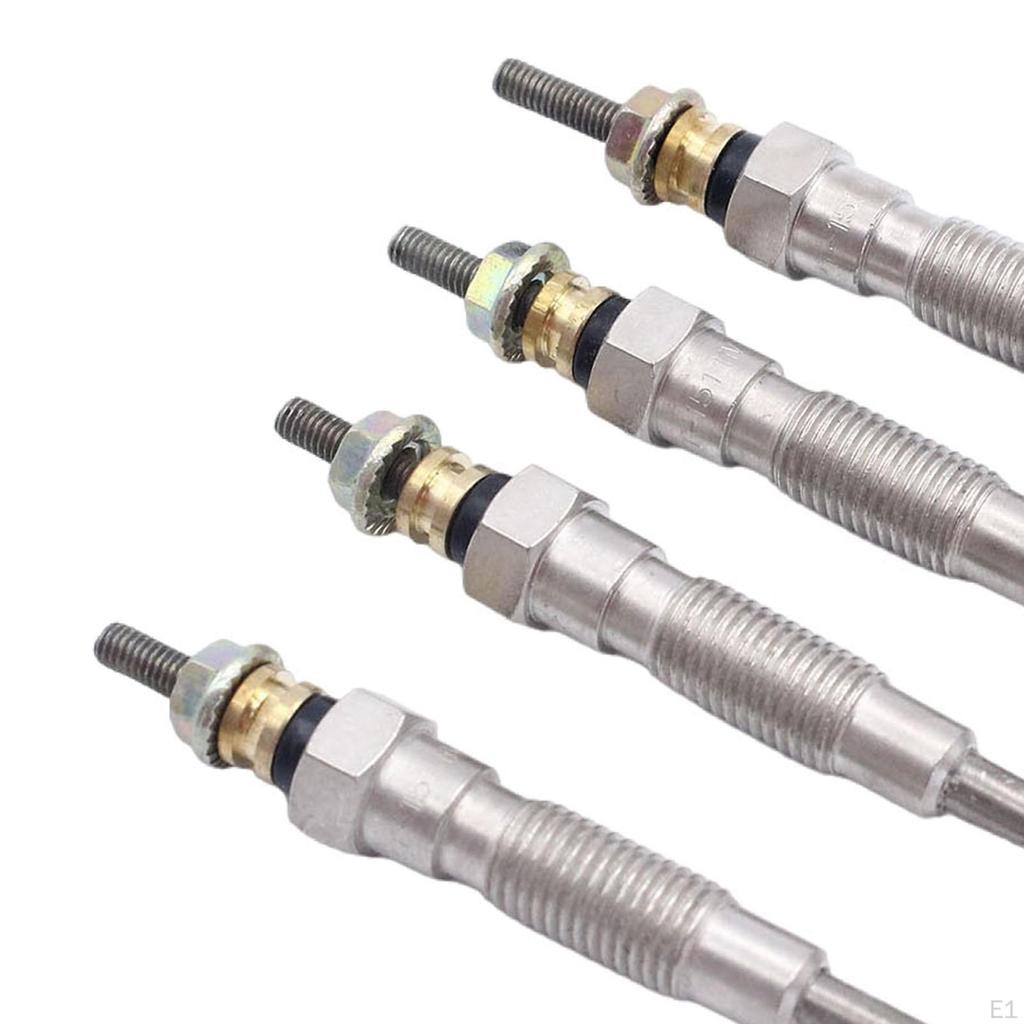 4 Pieces Glow Plugs Wear Resistant Replace for Toyota Hilux LN167R 3.0