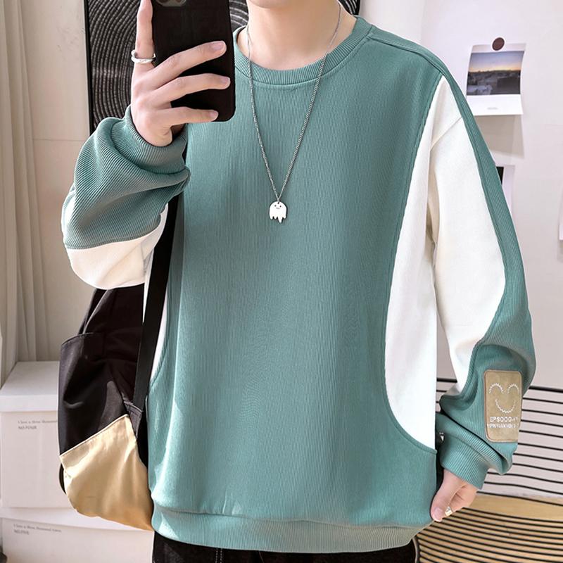 Casual Round Neck Sweater Round Neck Fashion Large Size Men's Sweater