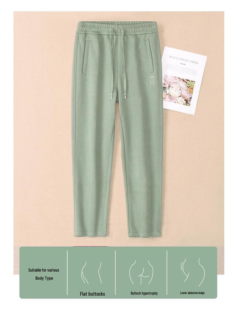 Pantaloni casual de damă GAGN cu talie înaltă, cu efect de slăbire - Colecția Primăvară/Toamnă 2025