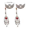 2pcs Ethnic Mongolian Style Hair Clips For Women Retro Court Design With Cultural Elements