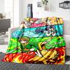 Sakura Kinomoto Print Flannel Blanket High Quality Warm Comfortable Cover for All Seasons Perfect for Gifts Home Decor