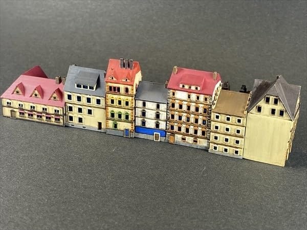 Firestarter European Building Housing Set 2 Resin Kit 1/700 High-rise FS-ST6 (Scenery)