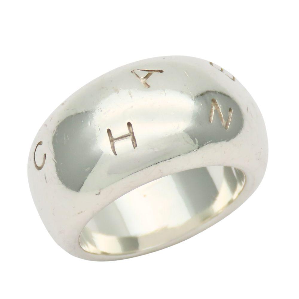 Used CHANEL Ring EU#51 Silver925 17.6g Silver Accessories