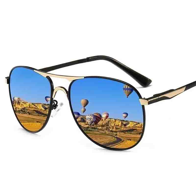 Luxury Pilot Polarized Sunglasses Men Women Driving Fishing Retro Sun Glasses  Designer Male Metal Sunglasses For Man UV400