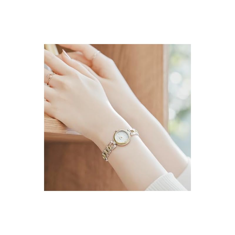 [Seiko Watch] SEIKO SELECTION SWFA210 S Series Ladies' Watch, Solar Powered, 10 ATM Water Resistant, Bracelet Watch, Silver & Pink Gold Dial, White