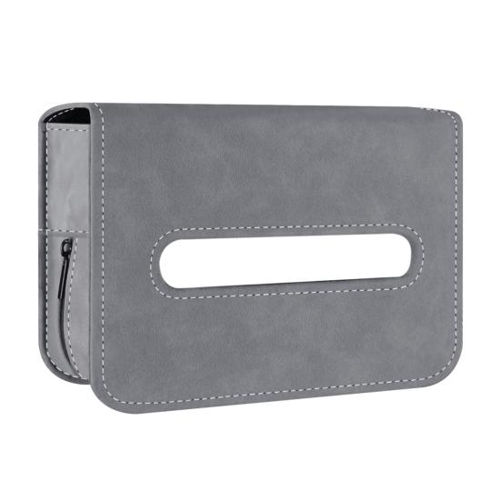 

Автомобильный держатель для салфеток, превосходный грязеотталкивающий, легко чистящийся подлокотник, органайзер для салфеток, автозапчасти серый