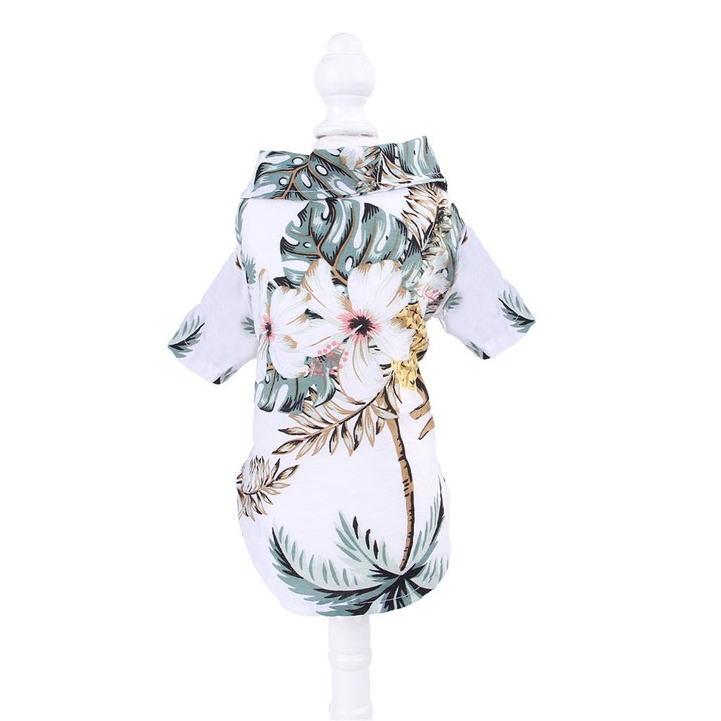 Pet Dog Letnie ubrania Spódnica Drukowanie Cute Pet Puppy Kamizelka Odzież Koszula