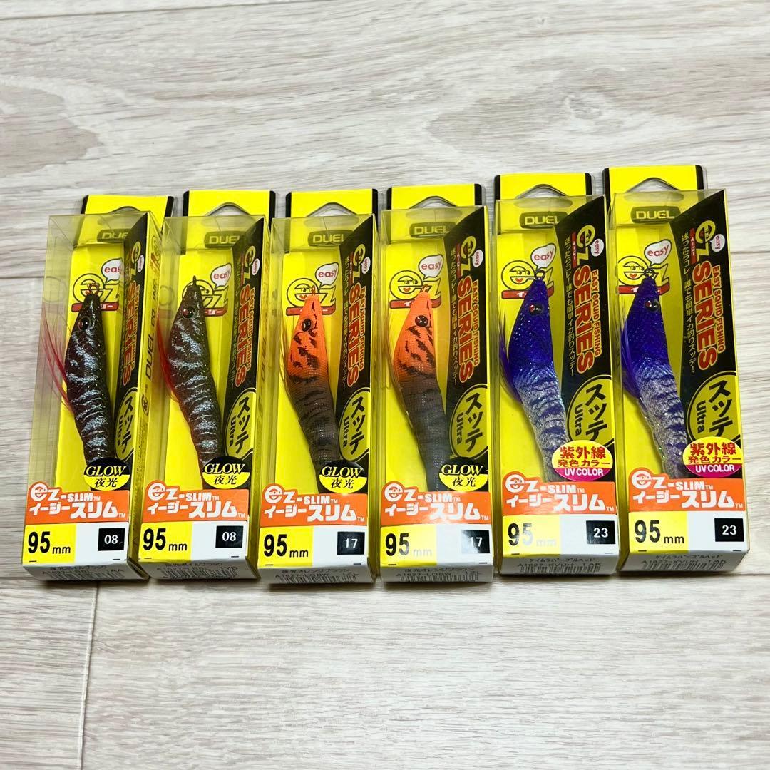 Used DUEL EZ-SLIM 95mm 3 colors 6 piece set