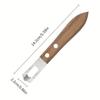 Citrus Lemon Peeler Tool Wood Handle, Ultra Sharp Lemon Rind Twist Peeler Tool Bar Bartender Lime Lemon Stripper
