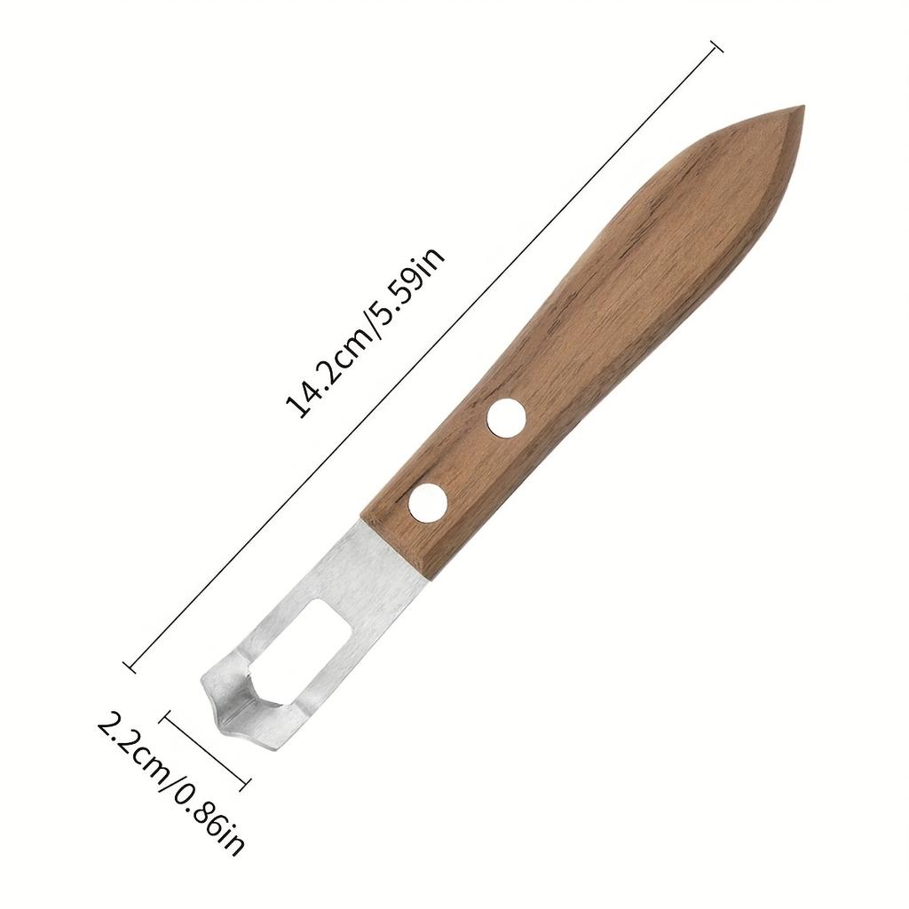 Citrus Lemon Peeler Tool Wood Handle, Ultra Sharp Lemon Rind Twist Peeler Tool Bar Bartender Lime Lemon Stripper