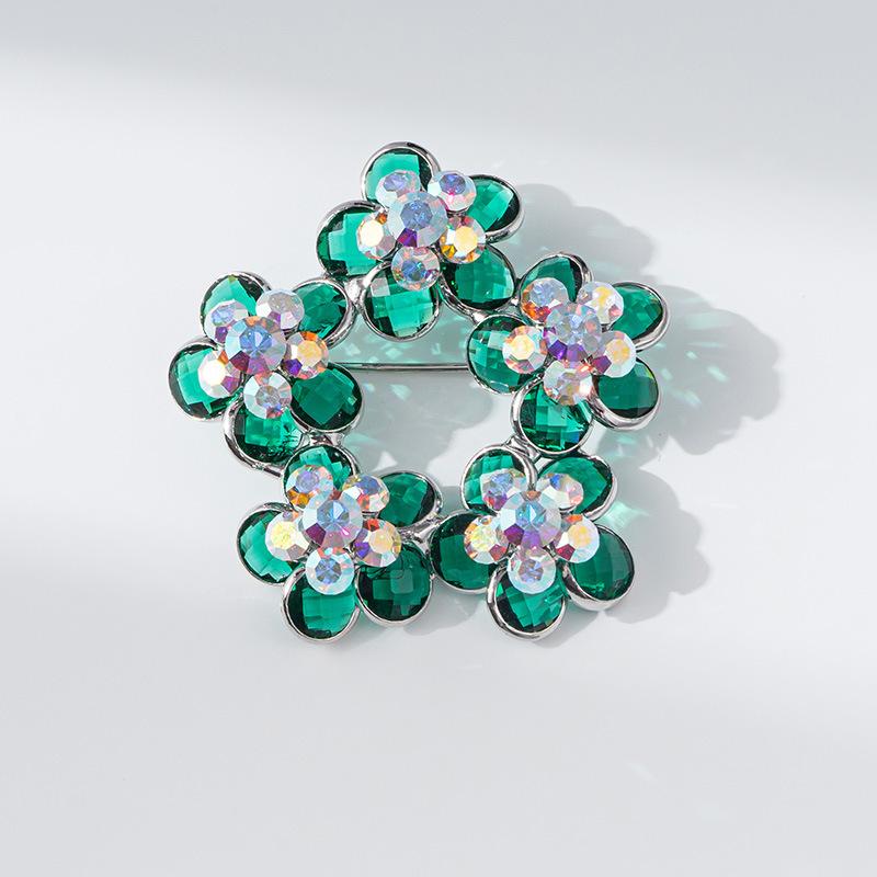 Senior brosjer blomst blad brosje pins for kvinner dress anheng mote brosjer smykker