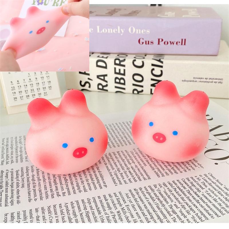 Zhao Lusi Sangzhi Same Style Sakura Pig Stress Relief Toy Plastic Material