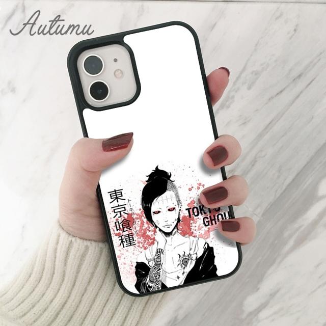 Japenese Anime Tokyo Ghoul Phone Case for iPhone 11 12 13 14 Pro Max Mini XR XS SE 2020 6S 7 8 Plus Samsung Galaxy S21 S22 Cover