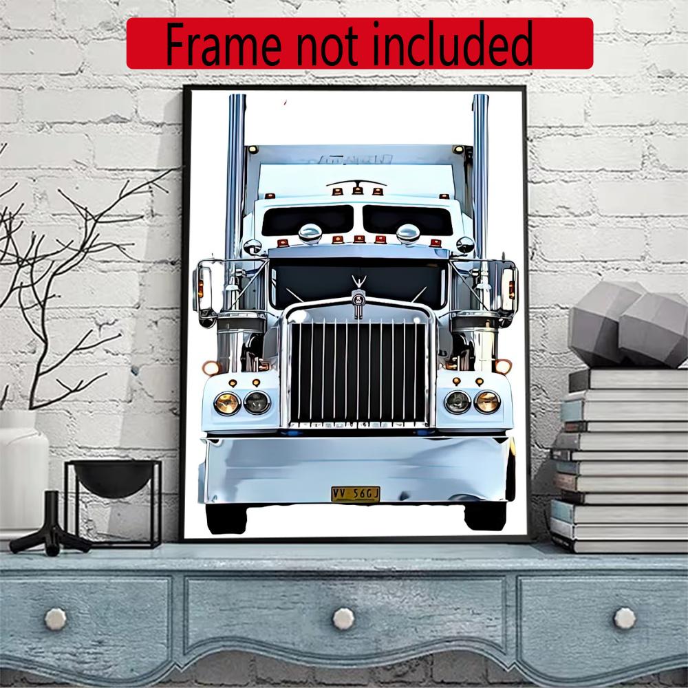 Kenworth 5D Diy Diamond Paintings Mosaic Wall Round Diamond Art Painting Kits Embroidery Crystal Accessories Frameless