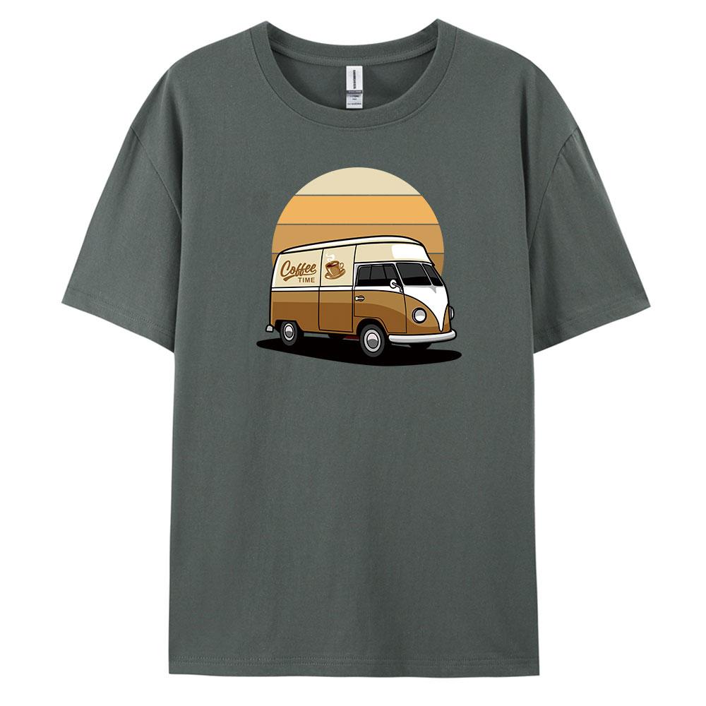 Car Mens Casual Shortsleeved Tshirt with 100 Cotton Fashion print Tees oversize