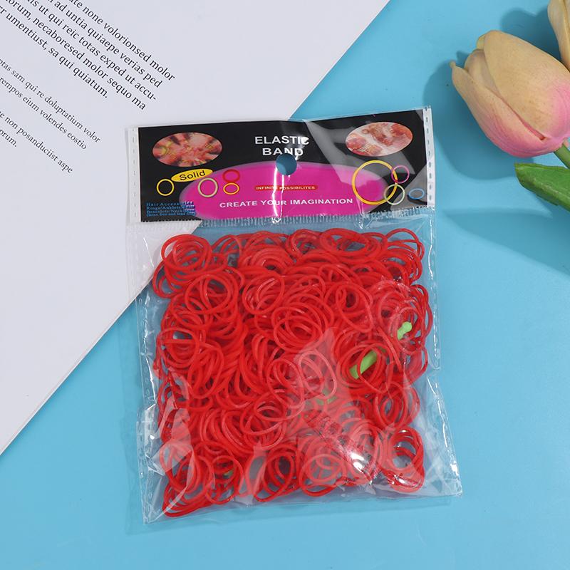 300Pcs Bracelets Making Supplies Diy Rubber Bands Wrist Necklaces Rubber Band