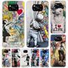 Banksy Graffiti Art Cover For Xiaomi Poco X6 X7 X5 Pro X4 Gt X3 Nfc F6 Phone Case F5 F4 F3 F2 F1 M5S M4 M3 Print Shell Housing X