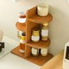 Platzsparender Getränkehalter Große Kapazität Kosmetik-Aufbewahrungstablett Praktisches Gewürzregal für Zuhause