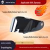 Silver Plated Black Transparent Visor for AVA Dynasty Motorcycle Helmet