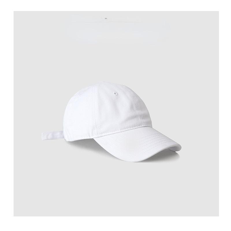 Solid color baseball cap trendy solid color casual duck tongue female summer versatile student retro cap male